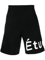 Études Studio short de sport à logo imprimé - Noir - thumbnail