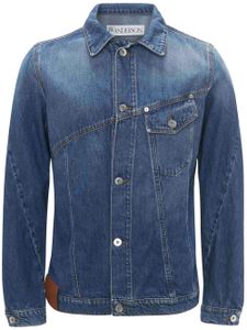 JW Anderson veste Twisted en jean - Bleu