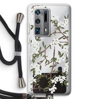 Blossoming spring: Huawei P40 Pro Plus Transparant Hoesje met koord