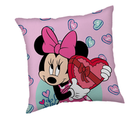Minnie Mouse sierkussen hearts 40x40 cm - thumbnail