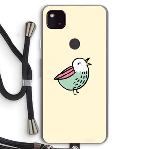 Birdy: Pixel 4a 5G Transparant Hoesje met koord