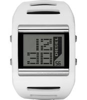 Horlogeband (Band + Kastcombinatie) Diesel DZ7224 Onderliggend Silicoon Wit 40mm