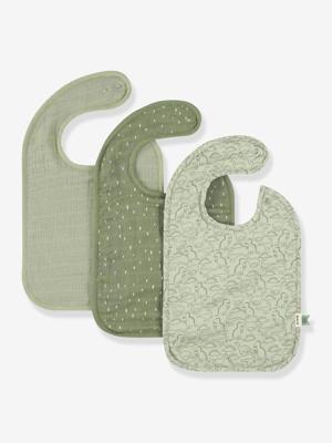 Set van 3 TRIXIE slabbetjes groen