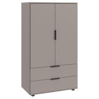 Kast Lucca 2-deurs - kiezelkleur - 140x81x40 cm - Leen Bakker