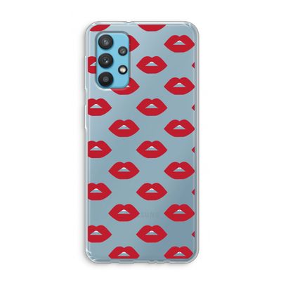 Lips: Samsung Galaxy A32 4G Transparant Hoesje