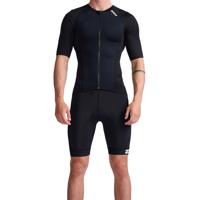 2XU Aero tri top korte mouw zwart heren M