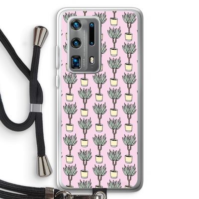 Boompje: Huawei P40 Pro Plus Transparant Hoesje met koord