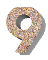 HEMA Chocolade Feestcijfer 9 Met Discodip
