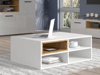 Salontafel ANITA 94 cm wit/artisan eik