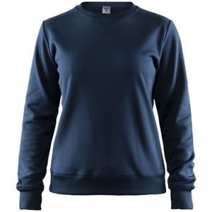 Craft Leisure vrijetijdssweater crewneck blauw dames S