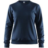 Craft Leisure vrijetijdssweater crewneck blauw dames S - thumbnail