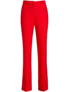 Another Tomorrow pantalon de tailleur à coupe slim - Rouge