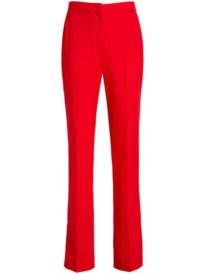 Another Tomorrow pantalon de tailleur à coupe slim - Rouge