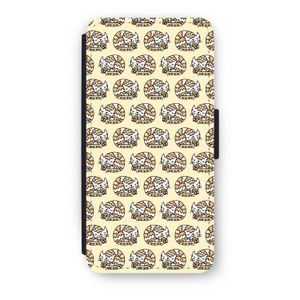 Slapende poes: iPhone 8 Flip Hoesje