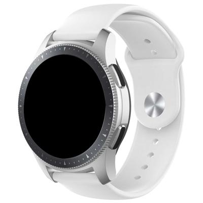 Samsung Galaxy Watch 7 Siliconen Band - Wit Samsung Galaxy Watch 7 Siliconen Band - Wit