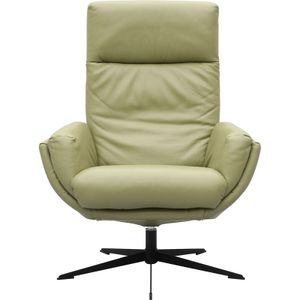 Fauteuil Thomas Base A - Semi Olive split - Orion Base Black