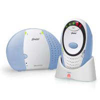 Alecto DBX-85 ECO - Full Eco DECT babyfoon, wit/blauw