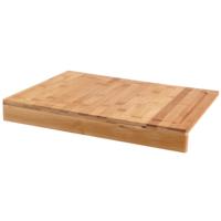 Snijplank met rand - bamboe hout - 43 x 33 x 5 cm - voor het aanrecht
