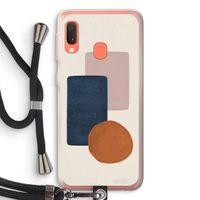 Geo #3: Samsung Galaxy A20e Transparant Hoesje met koord Geo #3: Samsung Galaxy A20e Transparant Hoesje met koord