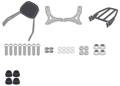 GIVI Sissybar, Sissy bars voor de motorfiets, TS1194B