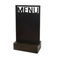 Krijt-tafelstandaard MENU bxh 10x18cm