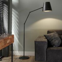 Verstelbaar Vloerlamp Knik 152 cm hoog - Charcoal - thumbnail