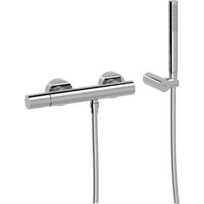 Douchekraan Tres Study | Opbouw | Mengkraan | 1-weg | hoh 15 cm | 1-knop | Rond | Chroom