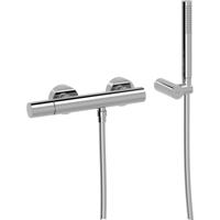 Douchekraan Tres Study | Opbouw | Mengkraan | 1-weg | hoh 15 cm | 1-knop | Rond | Chroom