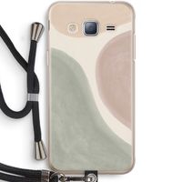 Geo #6: Samsung Galaxy J3 (2016) Transparant Hoesje met koord