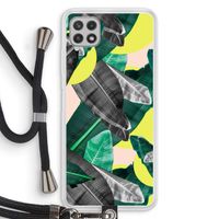 Fantasie jungle: Samsung Galaxy A22 4G Transparant Hoesje met koord
