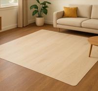 Licht hout vinyl tapijt woonkamer