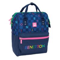 Schoolrugzak Benetton benetton Marineblauw 27 x 40 x 19 cm