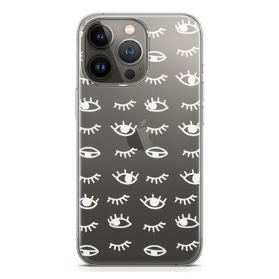 Eye pattern #3: iPhone 13 Pro Transparant Hoesje