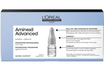 L'Oréal Professionnel Ampullen L'Oréal Série Expert Aminexil Advanced 10x6ml 60ml | Voor Fijn en Dun Haar
