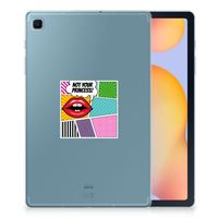 Samsung Galaxy Tab S6 Lite | S6 Lite (2022) Leuke Siliconen Hoes Popart Princess - thumbnail