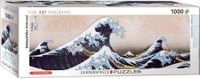 Great Wave of Kanagawa - Hokusai Panorama Puzzel 1000 Stukjes - thumbnail