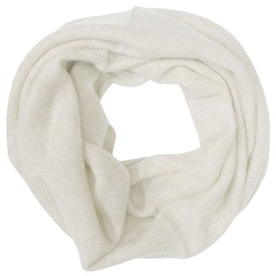 Stone Valley Luxe Dunne Kasjmieren Colsjaal in Milky White