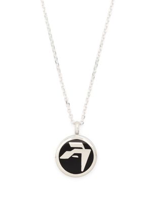 AMBUSH collier à pendentif Amblem - Argent