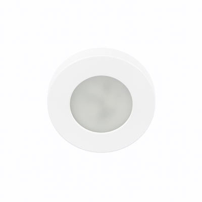 Pluto LED mini opbouwspot 3Watt rond WIT dimbaar