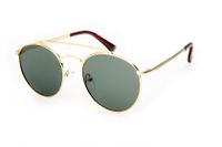 Kost zonnebril dames rond goud (PZ20 076) - thumbnail