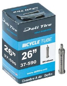 Deli tire binnenband dv12 26 inch 26x1 3/8 32/37-584/590 45 mm