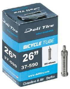 Deli Tire binnenband dv12 26 inch 26x1 3/8 32/37-584/590 45 mm