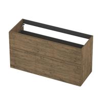 INK - Onderkast 2L A-sym Decor Tbv Grepen - 1200x450x650 Mm - Naturel Eiken