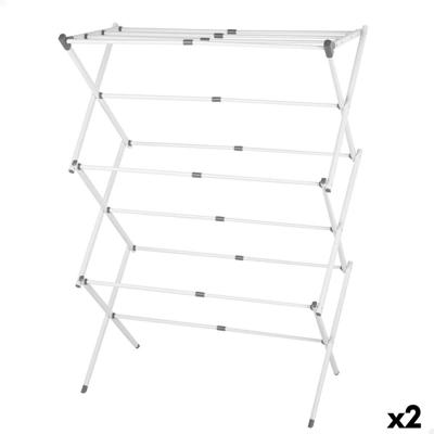 Waslijn Max Home Metaal 75 X 104 X 37 CM (2 Stuks)