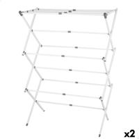 Waslijn Max Home Metaal 75 X 104 X 37 CM (2 Stuks)