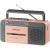 Crosley CT102A-RG radio, cassette speler & recorder rose gold