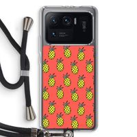 Ananas: Xiaomi Mi 11 Ultra Transparant Hoesje met koord