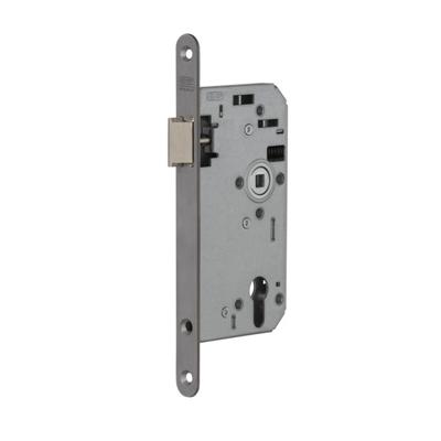 Nemef project insteek cilinder loopslot - PC72 - doornmaat 60 mm - RVS voorplaat - 449/37 - Rs/Ls