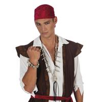 Kannibalen/piraten armbandje schedels en botten - Halloween verkleed accessoires