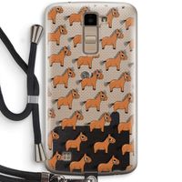 Pony: LG K10 (2016) Transparant Hoesje met koord
